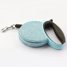 Small Rhinestone Automatic Leash