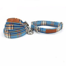 Blue Collar with our without Bow and Matching Leash