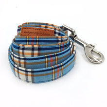 Blue Collar with our without Bow and Matching Leash