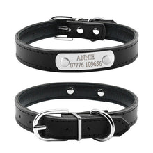 Leather Personalized Engraved Collars