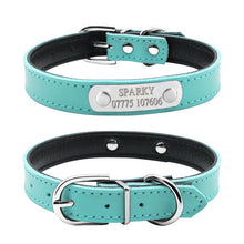 Leather Personalized Engraved Collars