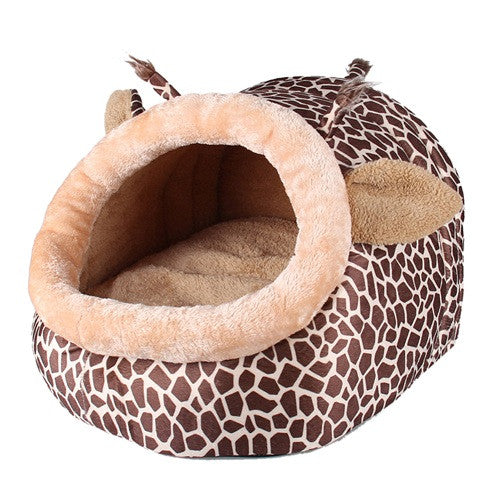 S/M/L Giraffe Printed Bed