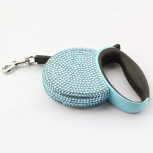 Small Rhinestone Automatic Leash