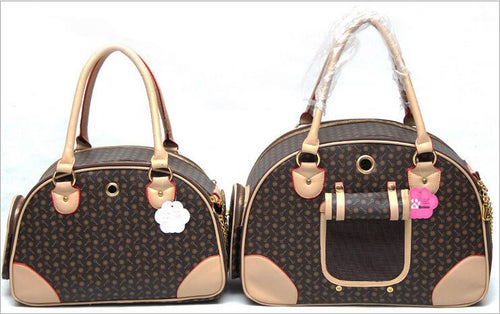 Royal Luxury PU Leather Dog Carrier