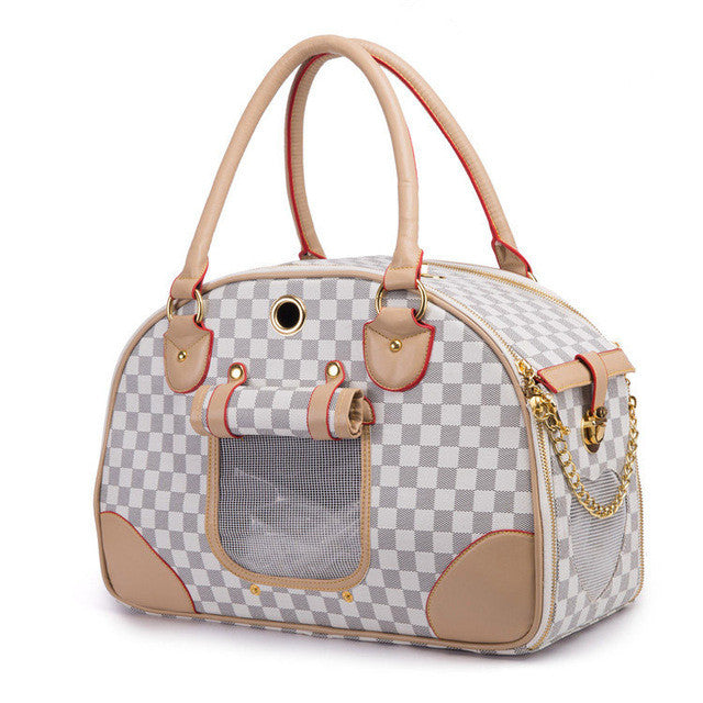 Royal Luxury PU Leather Dog Carrier